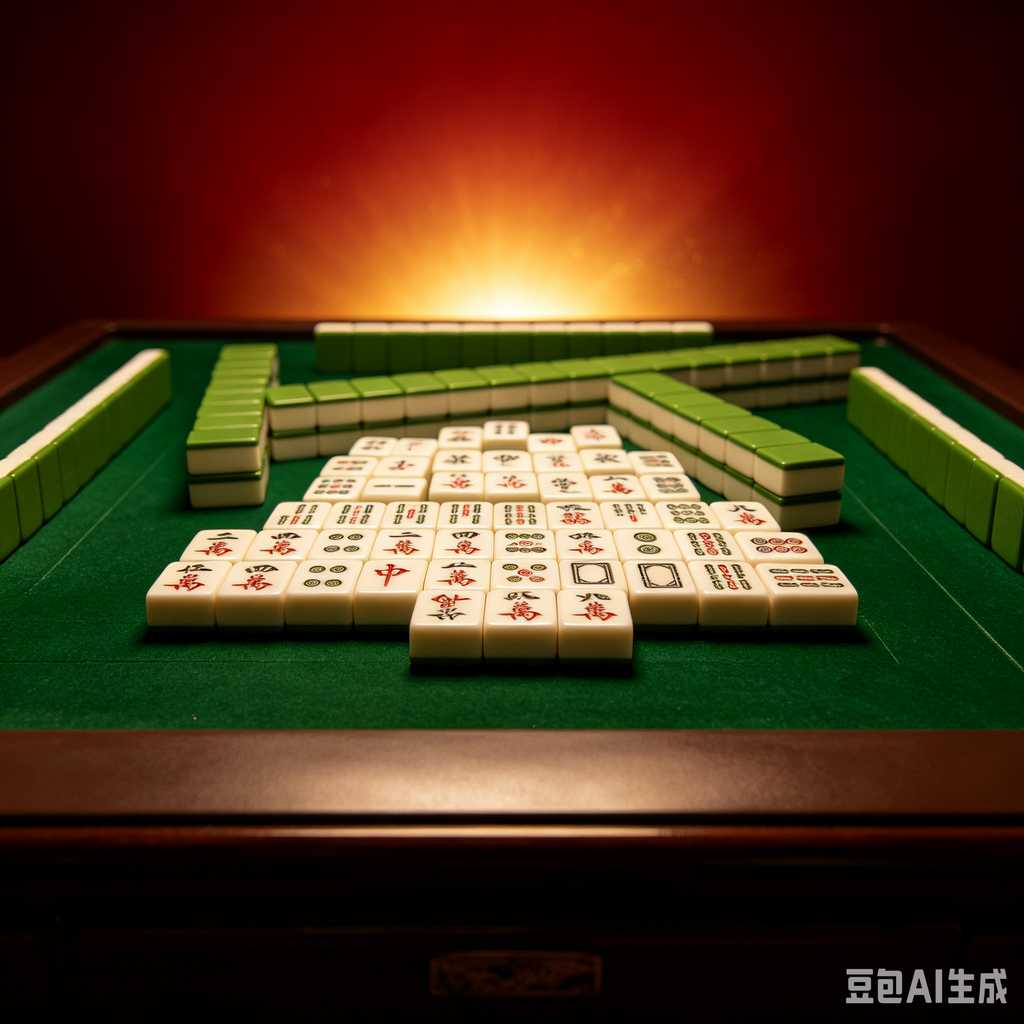gradient pink mahjong tiles